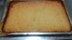 Bolo pudim de macaxeira