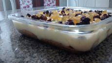 Pavê de biscoito champagne