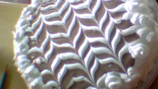 Bolo de chocolate com coco verde