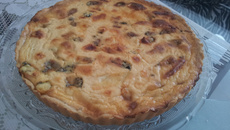 Quiche quatro queijos