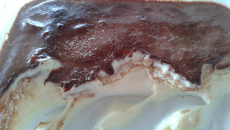 Pavê preto e branco