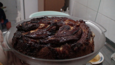 Bolo delicioso de banana