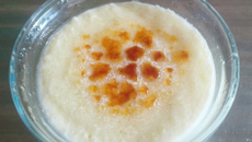 Creme de tapioca com coco