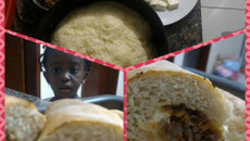 Pão recheado de carne Midana