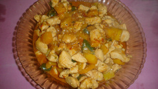 Moqueca rápida de frango