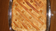 Torta de ricota com brócolis