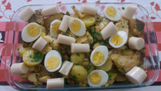 Bacalhau com batatas fácil