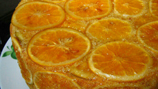 Bolo de laranja com casca