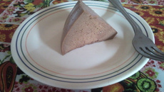 Pudim mousse de chocolate