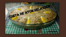 Torta de atum deliciosa