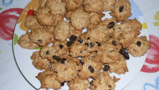 Cookie de aveia e mel