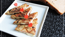 Rabanada de presunto e queijo