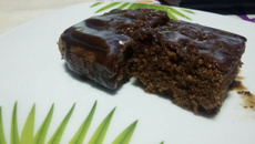 Bolo de chocolate e canela de liquidificador