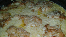 Filé de frango ao creme de milho