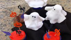 Cupcake fantasminha da Abima