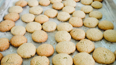 Biscoitinho crocante de limão