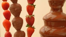 Espetinho de morango