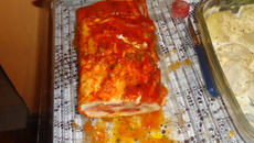 Rocambole de frango da Tati