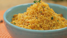 Farofa crocante com bacon