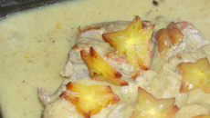 Lombo de porco à carambola