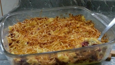 Escondidinho de carne seca