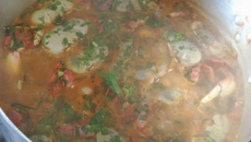 Caranguejo ao leite de coco do Dalmo