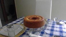 Bolo de laranja simples