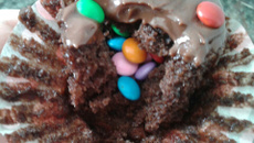 Cupcake de chocolate