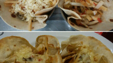 Cestinha de palmito refogado