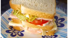 Sanduíche natural simples e delicioso