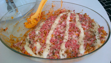 Macarrão milanesa ao forno