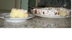 Pão-de-ló com coco ralado