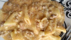 Macarrão cremoso na panela de pressão