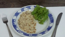 Farofa crocante com soja