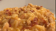 Risoto na panela de pressão