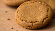 Bolachas de farinha de trigo com aveia