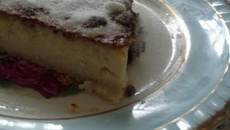 Torta de ricota para o Natal