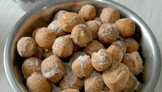 Bolinho de chuva com vinagre