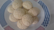 Biscoitinho de maizena e coco