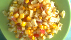 Salada de batata frita