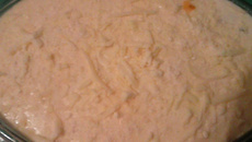 Pirão de aipim incrementado