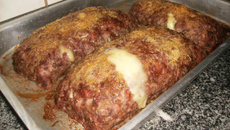 Rocambole de Carne Moida