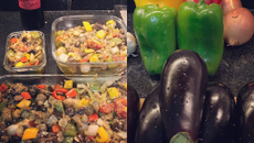 Antepasto de berinjela (Babaguch do Fanti)