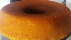 Bolo de creme de milho com requeijão