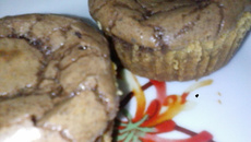 Tortinha de souflé de chocolate