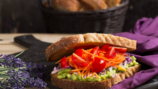 Sanduíche Vegetariano