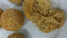 Bolinho fit de frango e batata doce