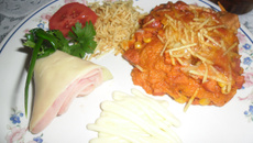 Cachorro quente deitado