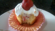 Cupcake de baunilha