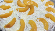 Bolo Gelado de Pêssego